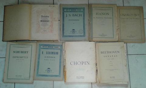 Partituras piano musica clasica,Chopin, Beethoven, Schubert