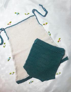 Conjunto Vestidito Y Bombachita 0 a 3