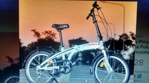 VENDO BICICLETA NUEVA PLEGABLE TOP MEGA FOLDING