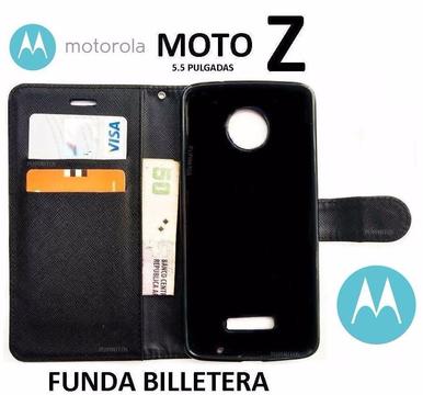 Funda Libro Estilo Billetera Motorola Moto Z 5.5