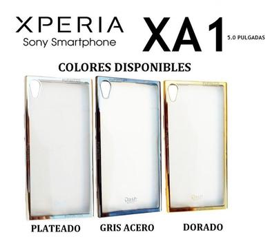 Funda Tpu Cover Borde Color Sony Xperia Xa1
