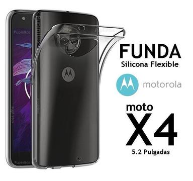 Funda Tpu Cover Silicona Flexible Motorola Moto X4