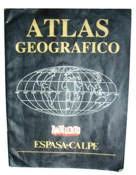 Atlas Geografico Espasa Calpe Anteojito Retro 1986 Color
