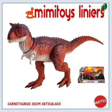 Dinosaurios Jurassic World Figura 32cm Carnotaurus Estegosaurus Mattel Jugueteria Mimitoys
