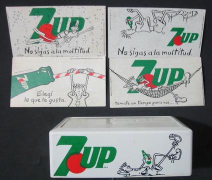 Fido Dido Seven Up Calcos Servilletero No Envio