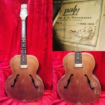 Guitarra Palm de 1957 para Restaurar Escucho Ofertas