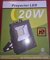 REFLECTOR LED 20W LUZ BLANCA FRIA 6500K