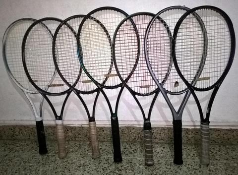 Lote Raqueta Tenis Wilson Head Prince Yonex Babolat Kennex Federer Nadal Del Potro