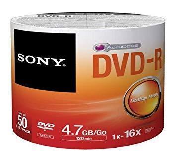 DVD R SONY BULK 16X Bulk 50