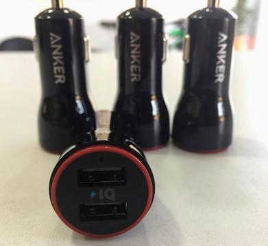 Caragadores ANKER auto tecnologia IQ