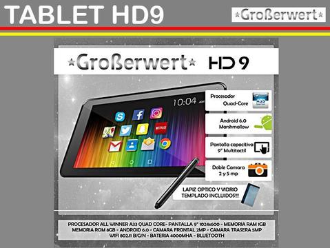 Tablet Groberwert Audinac 9lapiz opticotempladoFunda!!