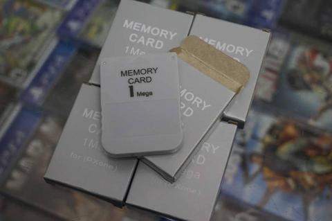 Memory card para PS1 y PS2