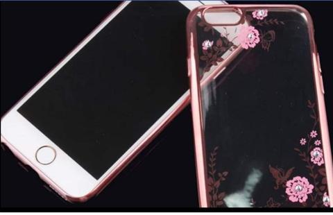 Funda iPhone S7 Color Rosa Y Dorado