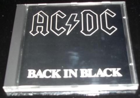 AC/DC BACK IN BLACK CD P1980 IMPORTADO DE GERMANY EXCELENTE ESTADO!