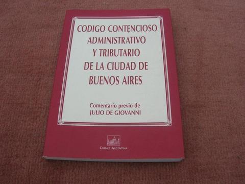 Codigo Contencioso Administrativo Y Tributario J.de Giovanni