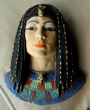 Espectacular cara para colgar Cleopatra made in England 1996 nueva