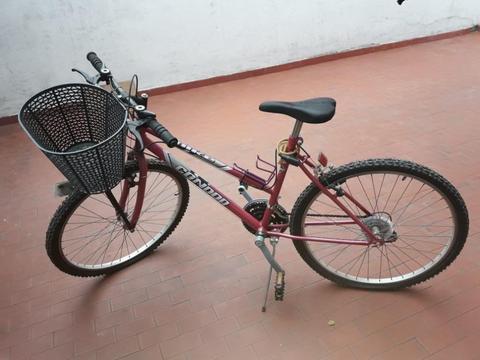 Bicicleta Condor Dama Rosa con canasto