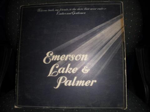 Emerson Lake And Palmer World Tour Lp Triple