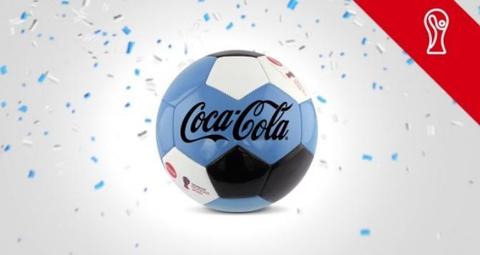 Pelota Fútbol Nº 5 exclusiva CocaCola Copa Mundial de la FIFA Rusia 2018