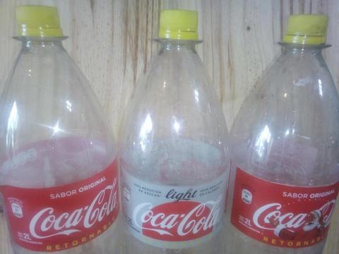 ENVASES PLASTICOS COCA COLA 2 LITROS