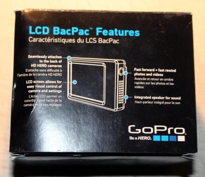 Accesorios GoPro para Pantalla LCD BacPac Features