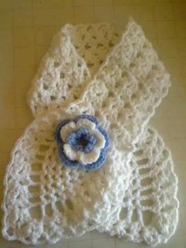 Bufanda Tejida Al Crochet