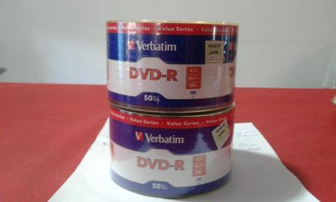 VENDO DVD VIRGEN VERBATIN PACK DE 50 U