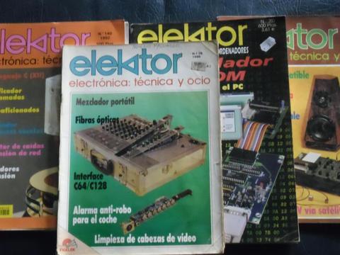 coleccion elektor, mas de 440 numeros,audio, pc, cnc,electronica