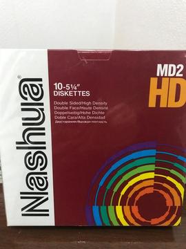 Dos cajas de diskettes de 5 1/4 pulgadas Nashua