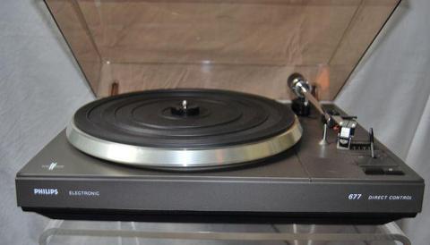 audio sonido bandeja toca discos pasa discos philips 677 holanda