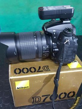 Nikon d7000 impecable lente 18140