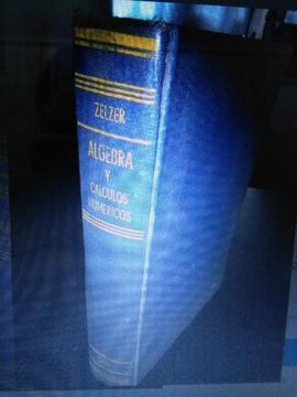 Antiguo Libro Algebra Y Calculos Numericos Zelzer 1959