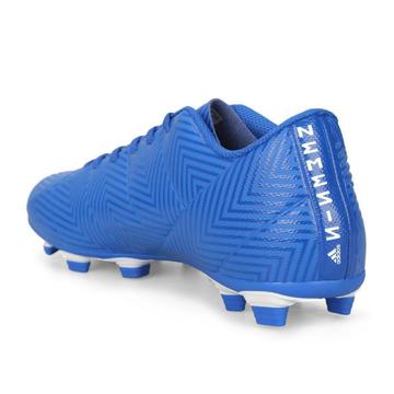 Botines adidas Nemeziz 18.4 FG Azul y Blanco