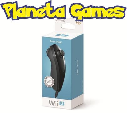 Wii U Nunchuk Controller Edicion Black Originales Legitimos Nuevos Caja Cerrada