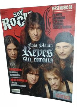 Revista Soy Rock 52 Rata Blanca Agosto Retro Coleccion