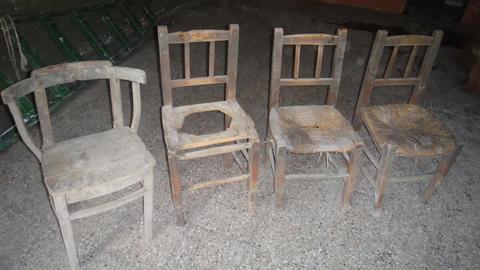 sillas de boliches antiguas combo