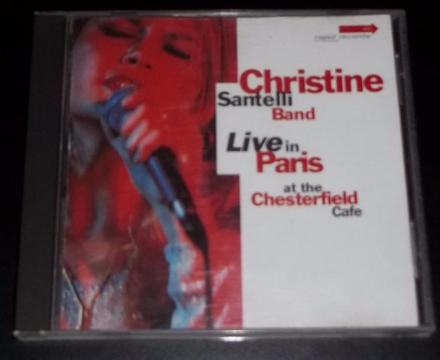 Christine Santelli Band Live In Paris Cd 1993 Imp U S A Excelente Estado!