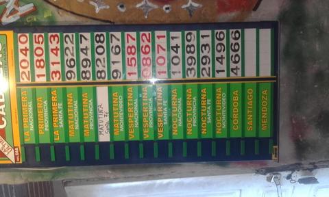 CARTEL DE LOTERIA