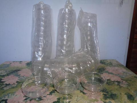 42 COPAS PLASTICAS BAJAS APTAS POSTRECITOS O CHAMPAÑA