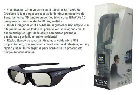 Gafas 3d Sony Tdgbr250 NUEVOS
