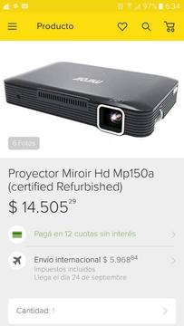 Proyector Miroir 150 Full Hd
