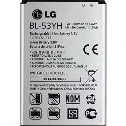 Bateria Lg G3 Optimus D850 D851 D855 Bl53yh Original 100