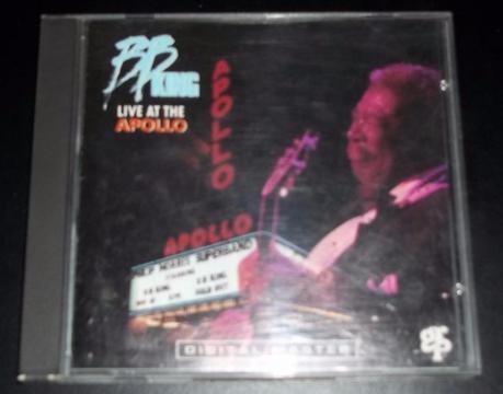 B.B. KING LIVE AT THE APOLLO CD EDICIÓN 1991 IMPORTADO DE USA EN MUY BUEN ESTADO!