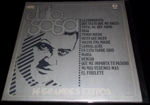 JULIO SOSA 14 GRANDES ÉXITOS LP ED. 1981 EN EXCELENTE ESTADO!