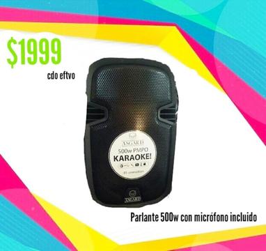 Parlante Karaoke 500w