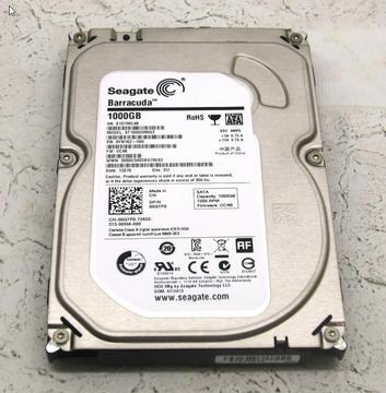 Disco Duro Seagate Barracuda 1TB 7200 rpm Sata 3/6