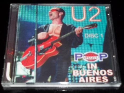 U2 Pop Mart Buenos Aires 1 Cd Importado Ed. 1998 Nuevo!