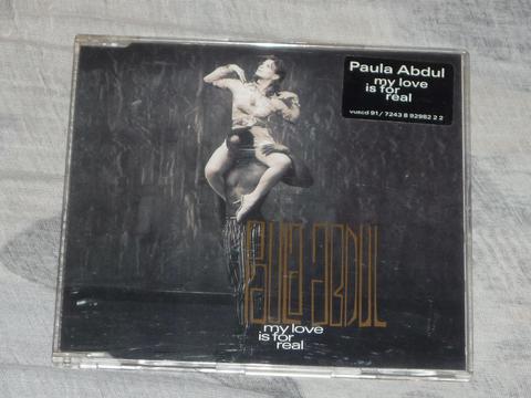Paula Abdul My Love Is For Real. Cd Single Importado!