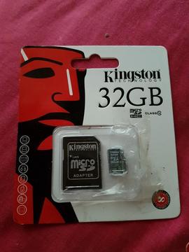 Micro Sd Kingston 32gb en Blister