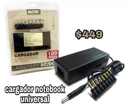 Cargador notebook universal
